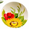 Sunflower & Poppy Giada Ceramic Bowl -Ceramic Shop e b 29 w 1