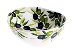 MEDIUM Size OLIVE Design Italian Ceramic Bowl