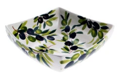 Olive Design Square Bowl
