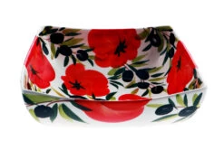 ‘LARGE’ Square Olive & Tomato Bowl