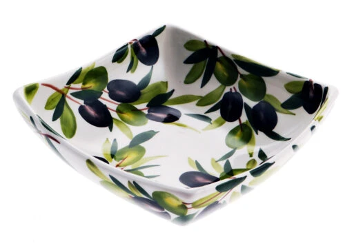 Olive Square Ceramic Bowl