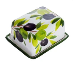 Butter Dish Olive Design