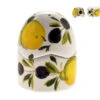 Lemon And Olive Design Two In One Italian Ceramic Cruet Set -Ceramic Shop e cs 35 lemon olive 2 w