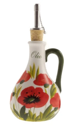 Poppy Design Ceramic Italian Oil Pourer