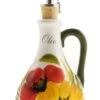 Sunflower And Poppies Design Ceramic Italian Oil Pourer -Ceramic Shop e ov 23 2710 w