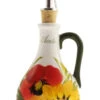 Sunflower And Poppy Design Aceto Pourer -Ceramic Shop e ov 24 2715 w 1