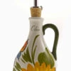 Sunflower & Butterfly Design Oil Ceramic Italian Pourer -Ceramic Shop e ov 45 4189 w