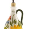 Sunflower & Butterfly Design Aceto Ceramic Italian Pourer