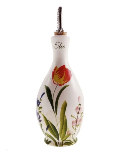 Mixed Flowers Oil Pourer