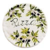 Olive Design Italian Ceramic Pizza Plate -Ceramic Shop e pp 17 4032 w 1