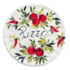 Tomato & Pepper Pizza Plate -Ceramic Shop e pp 19 4034 w 2
