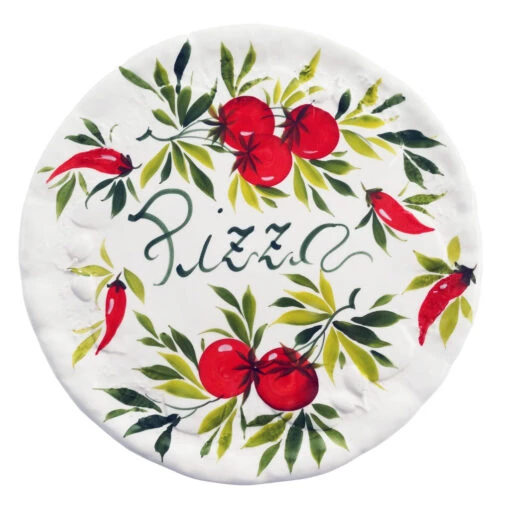 Tomato & Pepper Pizza Plate