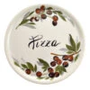 *NEW* Olive Design Italian Porcelain Pizza Plate -Ceramic Shop e pp 24 olive w