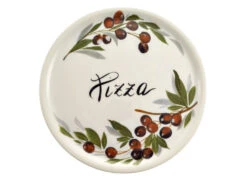 *NEW* Olive Design Italian Porcelain Pizza Plate