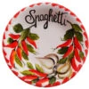 SMALL Garlic And Chilli Pepper Ceramic Italian Spaghetti Bowl