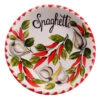 Medium Garlic And Chilli Pepper Design Ceramic Italian Spaghetti Bowl -Ceramic Shop e sb 23 4025 m w