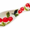 ‘NEW’ Cherries Design Ceramic Italian Spoon Rest -Ceramic Shop e sh 21 4207 w