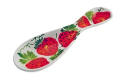 ‘NEW’ Strawberries Design Ceramic Italian Spoon Holder