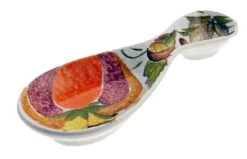 ‘NEW’ Asiago Design Ceramic Italian Spoon Rest