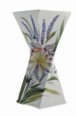 ‘MEDIUM’ Lavender & Lilly Italian Ceramic Vase