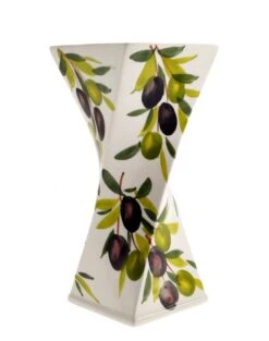 ‘SMALL’ Size Italian Ceramic Olive Design Vase