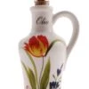 Italian Mixed Flowers Design Ceramic Oil Pourer -Ceramic Shop e57 ov o w 1