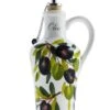 Italian Olive Design Ceramic Oil Pourer -Ceramic Shop eov 59 29 w