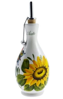 Sunflower And Butterfly Aceto Pourer