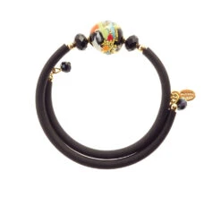 Murano Glass Bracelet Brown Colours
