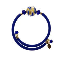Murano Glass Bracelet Royal Blue Colours