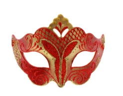 Colombina Style 6 Masquerade Papier Mache Venetian Mask