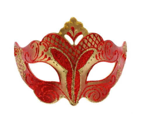 Colombina Style 6 Masquerade Papier Mache Venetian Mask