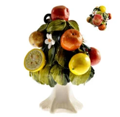 Mixed Fruit Tree Ceramic Italian Ornament