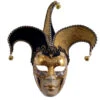 Volto Tricorno Lame Multi Gold Colour Venetian Mask -Ceramic Shop r127 1 3803 w 1