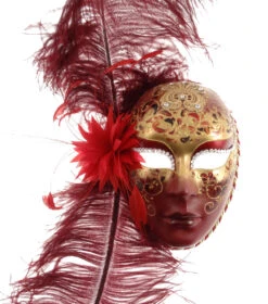 Volto Pume Lusso Con Swarovski Mask